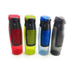 Load image into Gallery viewer, Creative Storage Grid Design Wallet Plastic Water Bottle Outdoor Sports Portable Gift Drink Fruit Infuser Shaker Bottles

