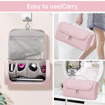 Load image into Gallery viewer, Large Capacity Hair Dryer Organizer Bag | PU Leather, Waterproof, Double-Layer &amp; Non-Slip Interior for Travel, Salon &amp; Home
