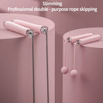 Load image into Gallery viewer, Cordless Double Use Electronic Skipping Rope Gym Fitness Cordless Skipping Smart Rope Jump Rope Digital Counting Speed Skipping
