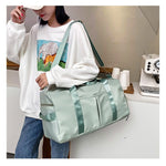 Load image into Gallery viewer, Sport Fitness Gym Bag with Shoes Compartment Travel Overnight Shoulder Weekender Duffel Bag
