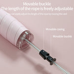 Load image into Gallery viewer, Cordless Double Use Electronic Skipping Rope Gym Fitness Cordless Skipping Smart Rope Jump Rope Digital Counting Speed Skipping
