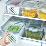 Load image into Gallery viewer, 4Pcs/Set Leak-Proof Food Storage Containers-Airtight, Stackable Meal Prep Boxes-Suitable for Fruits, Vegetables, Meat &amp; Grains
