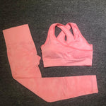 Load image into Gallery viewer, 2PCS Camouflage Camo Yoga Set Sports Wear For Women Gym Fitness Clothing Booty Yoga Leggings + Sport Bra GYM Sport Suit Femme
