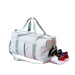 Load image into Gallery viewer, Sport Fitness Gym Bag with Shoes Compartment Travel Overnight Shoulder Weekender Duffel Bag
