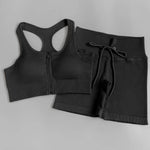 Load image into Gallery viewer, 2/3/5PC Women's tracksuit Seamless Yoga Set Workout Sportswear Gym Clothing Drawstring High Waist  Leggings Fitness Sports Suits
