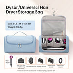 Load image into Gallery viewer, Large Capacity Hair Dryer Organizer Bag | PU Leather, Waterproof, Double-Layer &amp; Non-Slip Interior for Travel, Salon &amp; Home
