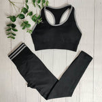Load image into Gallery viewer, Women Yoga Sets 2 Piece Sport Gym Suits Wear Seamless Running Clothes
