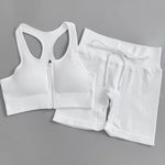 Load image into Gallery viewer, 2/3/5PC Women's tracksuit Seamless Yoga Set Workout Sportswear Gym Clothing Drawstring High Waist  Leggings Fitness Sports Suits

