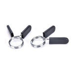Load image into Gallery viewer, 2Pcs 28mm Spring Barbell Gym Clip Weight Bar Dumbbell Lock Clamp Collar Clips gym equipment accessories Hole SIze
