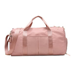 Load image into Gallery viewer, Outdoor Waterproof Nylon Sports Gym Bags Men Women Training Fitness Travel Handbag Yoga Mat Sport Bag with shoes Compartment

