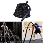 Load image into Gallery viewer, Heavy Jump Rope Skipping Rope Workout Battle Ropes for Men Women Total Body Workouts Power Training Strength Building Muscle
