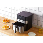 Load image into Gallery viewer, Air Fryer XL Premium - 7QT SS - Ceramic Non-Stick PFOA/PTFE Free
