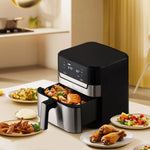 Load image into Gallery viewer, Air Fryer XL Premium - 7QT SS - Ceramic Non-Stick PFOA/PTFE Free

