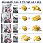 Load image into Gallery viewer, Vegetable Chopper, Zucchini Spaghetti Maker Spiralizer, Mandoline Slicer for Kitchen
