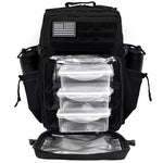 Load image into Gallery viewer, 45L Meal Prep Management Backpack Gym Tactical Waterproof Insulated Lunch Cooler Bag Hiking Camping Travel Rucksack
